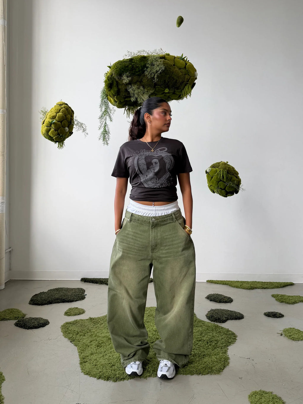 Baggy Matcha Jeans unisex