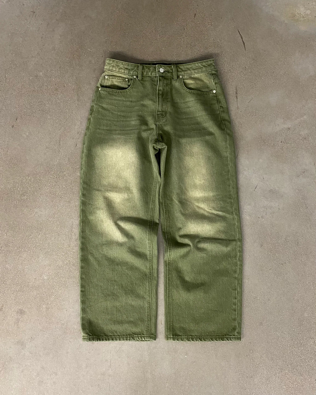 Baggy Matcha Jeans unisex