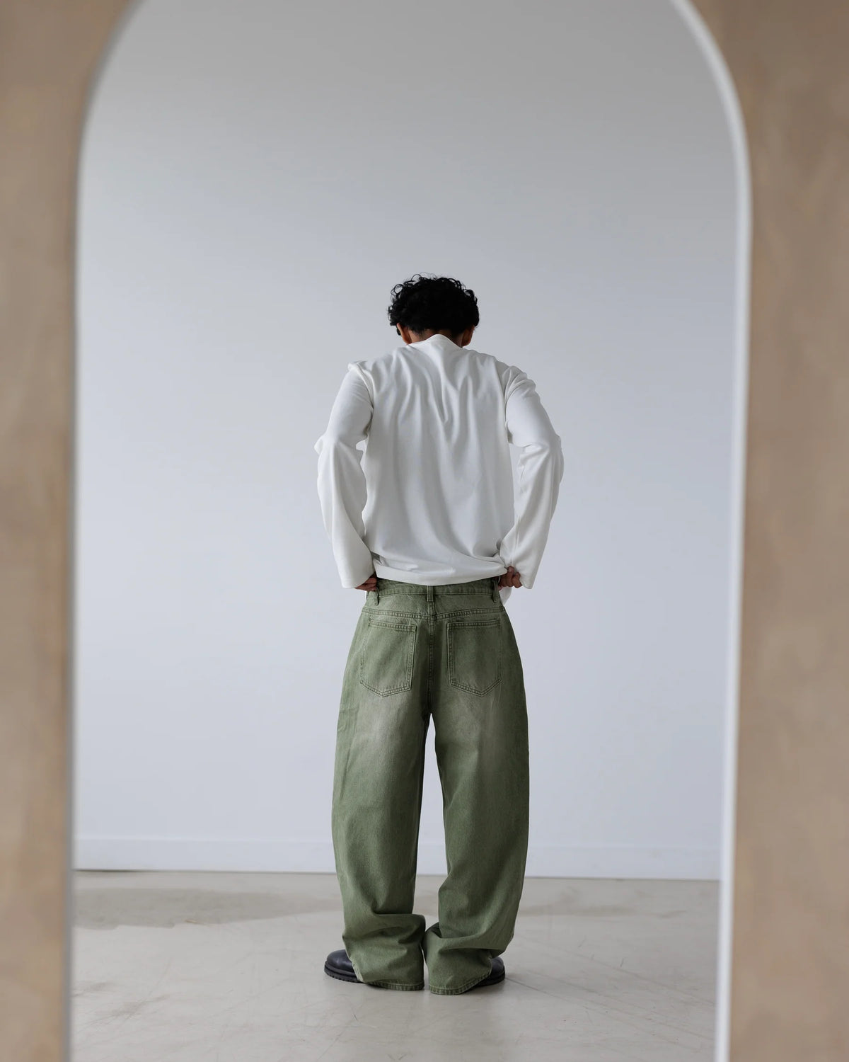 Baggy Matcha Jeans unisex